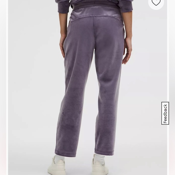 NWT Size L & XLG Lululemon Scuba Oversized Velvet Set! - Nightfall - Picture 9 of 11
